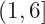 (1,6]