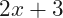 2x+3